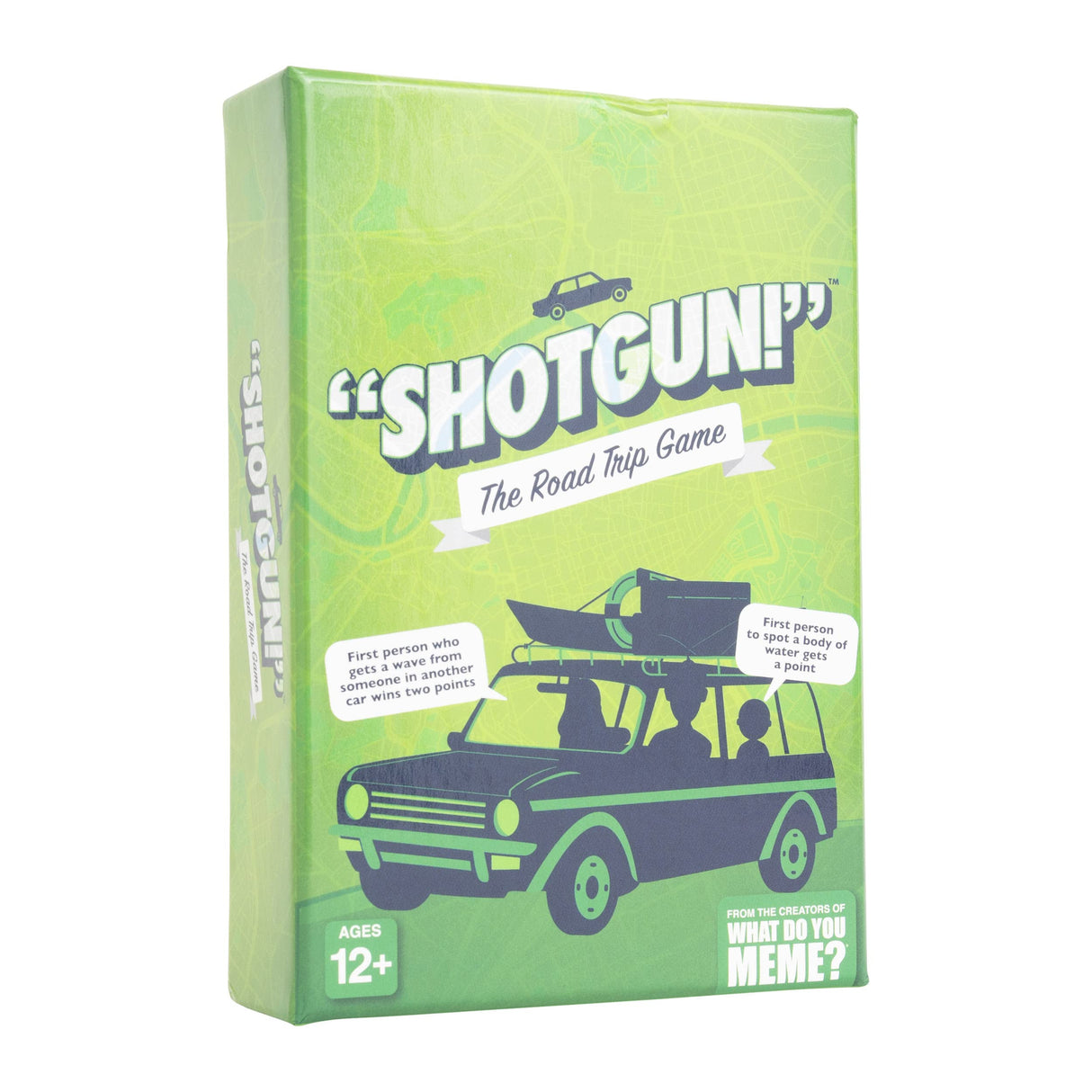 WHAT DO YOU MEME? Shotgun! - The Road Trip Car Game for Families, Travel Games and Road Trip Activities for Kids by Relatable