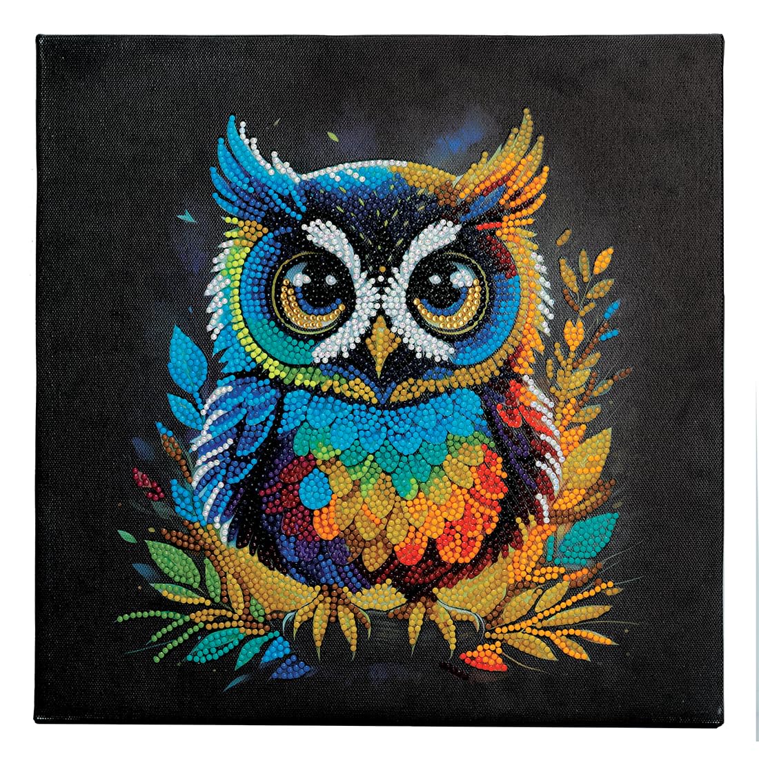 CRYSTAL ART Diamond Painting Kit 30 x 30 cm - The Owl