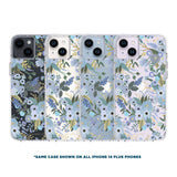 Rifle Paper Co - Ultra Slim Antimicrobial Case For Apple Iphone 14 Plus - Garden Party Blue