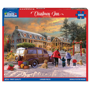 White Mountain Puzzles - Christmas Inn - 1000 Piece Jigsaw Puzzle