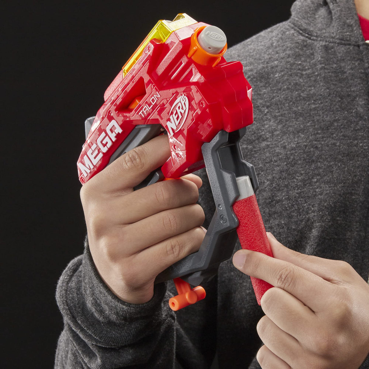 Nerf Mega Talon Blaster - Includes 3 Official Accustrike Mega Darts - for Kids, Teens, Adults