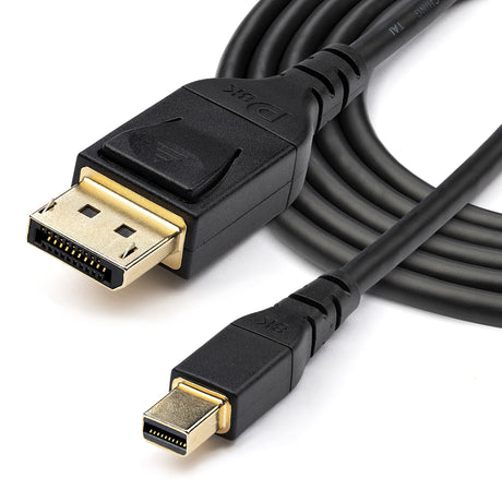 STARTECH.COM 6FT MINI DISPLAYPORT TO DISPLAYPORT 1.4 CABLE
