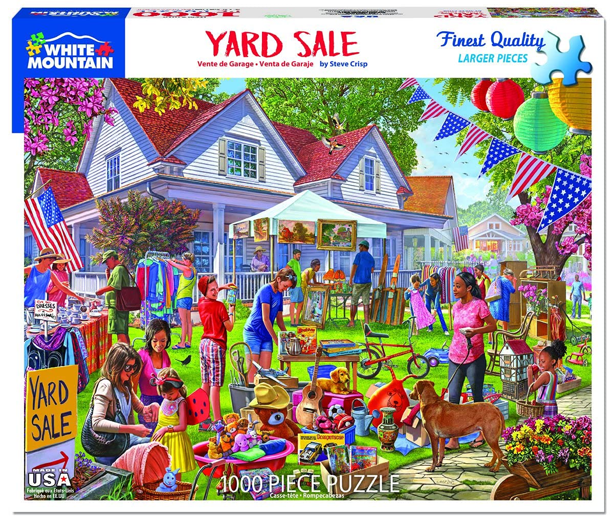 White Mountain Puzzles Yard Sale - 1000 Piece Jigsaw Puzzle