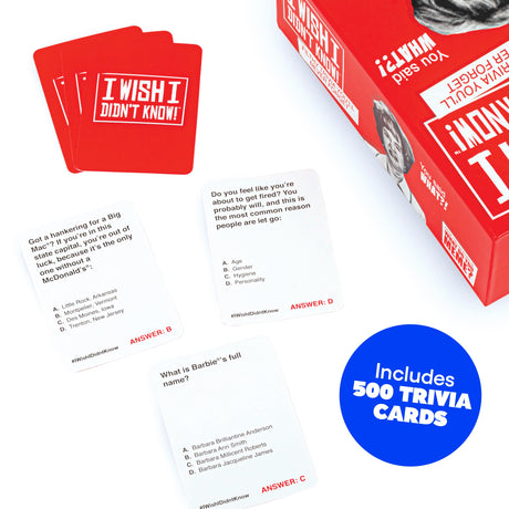 WHAT DO YOU MEME? I Wish I Didn't Know - The Filthy Trivia Party Game