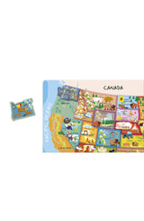 Janod Magnetic USA Map, 48 pieces 19.7-Inches x 13.4-Inches