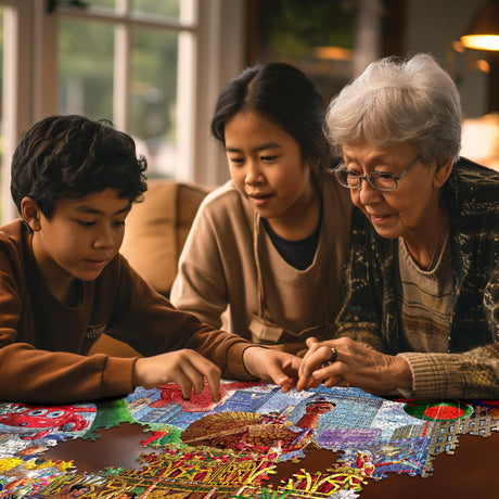 White Mountain Puzzles - New York Thanksgiving Parade - 1000 Piece Jigsaw Puzzle - image 5