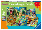 Ravensburger Scooby Doo: Three Night Fright - Kid-Friendly 3x49 Piece Jigsaw Puzzles Set | FSC-Certified | Engaging Imagery | Durable, Easy-to-Hold Pieces | Beneficial for Cognitive Development