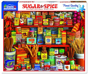 White Mountain Puzzles - Sugar and Spice - 1000 Piece Jigsaw Puzzle