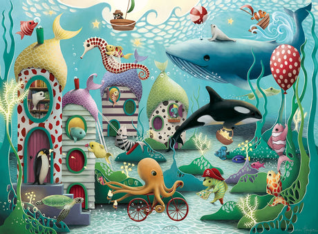 Ravensburger Underwater Wonders 100 Piece Jigsaw Puzzle for Kids - Fun and Educational Toy | Perfect Age Fit | Sustainable Wooden Pieces | Climate Pledge Friendly - 12972