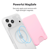 VELVET CAVIAR - Magnetic Phone Wallet-  Strawberry Milk