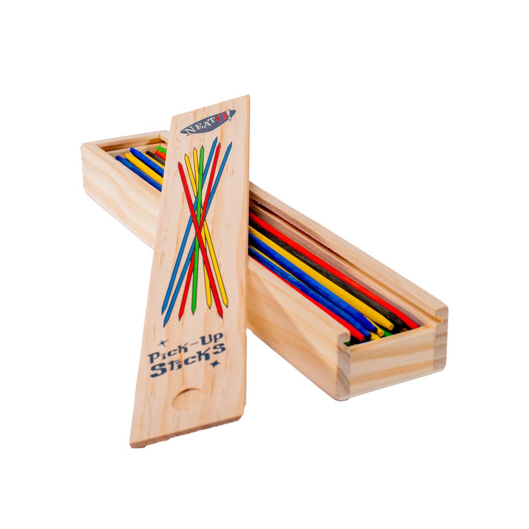 Toysmith - Neato! 41-Piece Pick-Up Sticks Game- Retro Classic, vintage