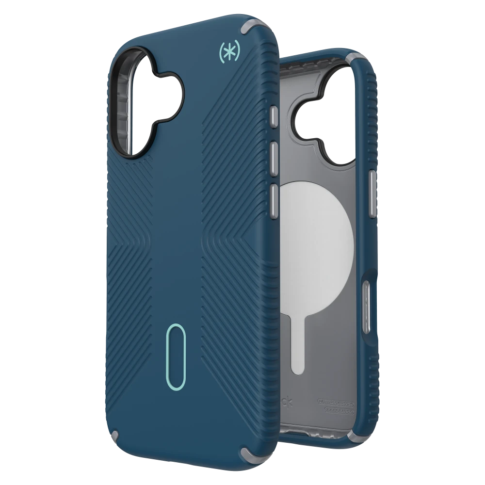 Speck - Presidio2 Grip Case with ClickLock for Apple iPhone 17 - Deep Sea