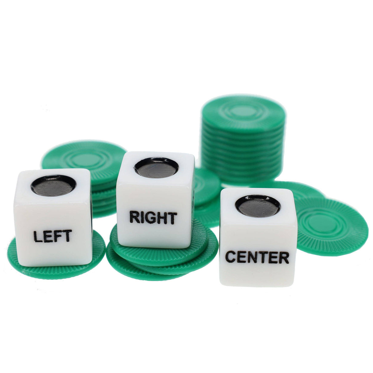 Wood Expressions - Left, Right, Center Dice Game