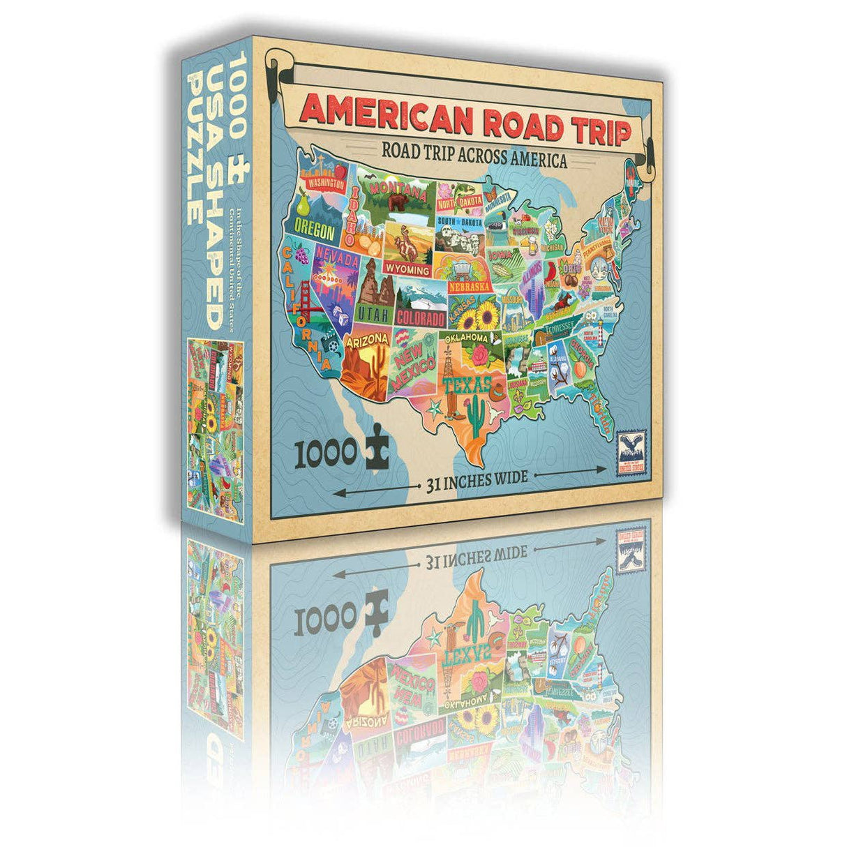 Wood Expressions - American Roadtrip Jigsaw Puzzle - 1,000 Pieces
