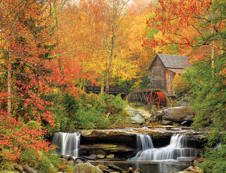 White Mountain Old Grist Mill- 1000 Piece Jigsaw Puzzle