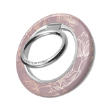 VELVET CAVIAR - Magnetic Phone Ring & Stand - Dusty Rose Chrome Floral