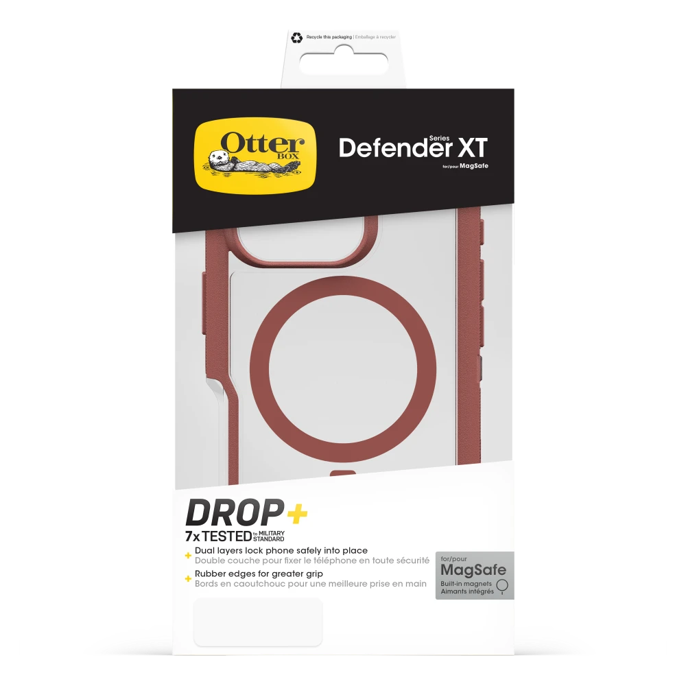 OtterBox - Defender Pro XT Clear MagSafe Case for Apple iPhone 16 Pro - Dust Bowl