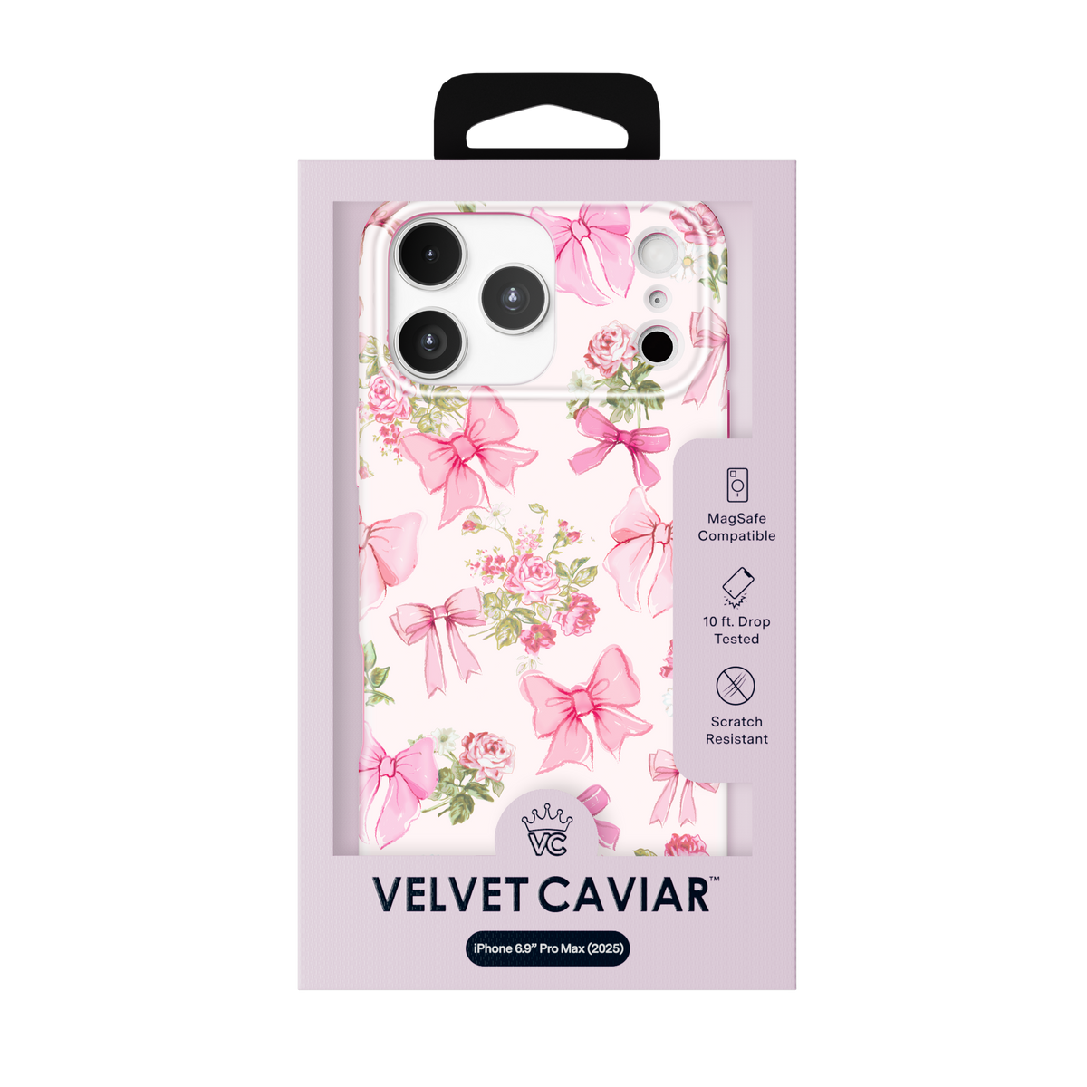 VELVET CAVIAR - IPhone 17 Pro Max MagSafe Case - Posie Pink Bow