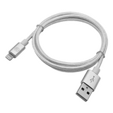 RadioShack Braided cable USB2.0 A Male to Lightning Cable 3 FT