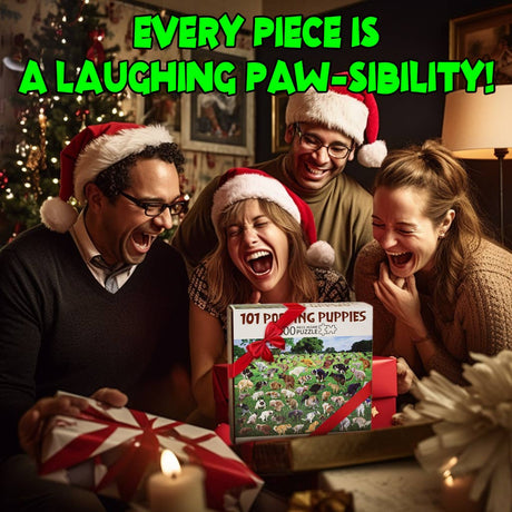 101 Pooping Puppies 1000-Piece Puzzle, Christmas Gift, Gag - image 7