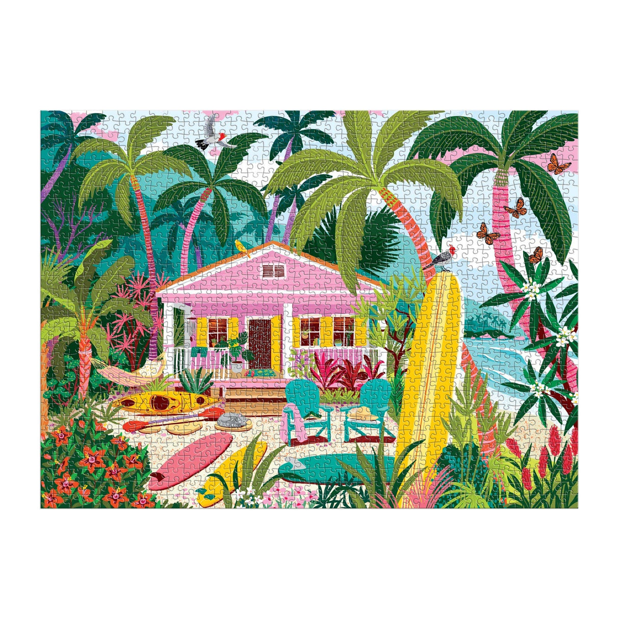 Galison - Surfside Bungalow 1000 Piece Puzzle