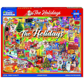 White Mountain Puzzles - The Holidays - 1000 Piece Jigsaw Puzzle
