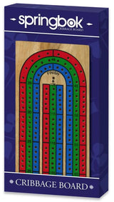 Springbok Wooden Cribbage Board