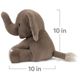 GUND Chai Elephant Plush, Premium Stuffed Animal for Ages 1 and Up, Gray, 10”