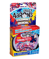 Crazy Aaron's Comic Book Thinking Putty - 4" Tin Thinking Putty - Non-Toxic Sensory Play Putty - Never Dries Out - Creative Toy Fun for Ages 3+