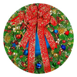 Springbok's 500 Piece Round Jigsaw Puzzle Holiday Wreath - Made in USA