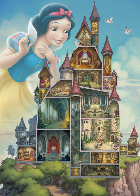 Ravensburger Disney Castle Snow White Jigsaw Puzzle - 1000 Pieces | Unique Softclick Technology | Vibrant, Glare-Free Imagery | Ideal for Adults and Kids Aged 14+ | FSC Certified