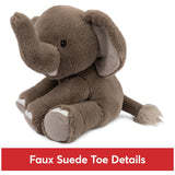 GUND Chai Elephant Plush, Premium Stuffed Animal for Ages 1 and Up, Gray, 10”