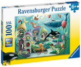 Ravensburger Underwater Wonders 100 Piece Jigsaw Puzzle for Kids - Fun and Educational Toy | Perfect Age Fit | Sustainable Wooden Pieces | Climate Pledge Friendly - 12972