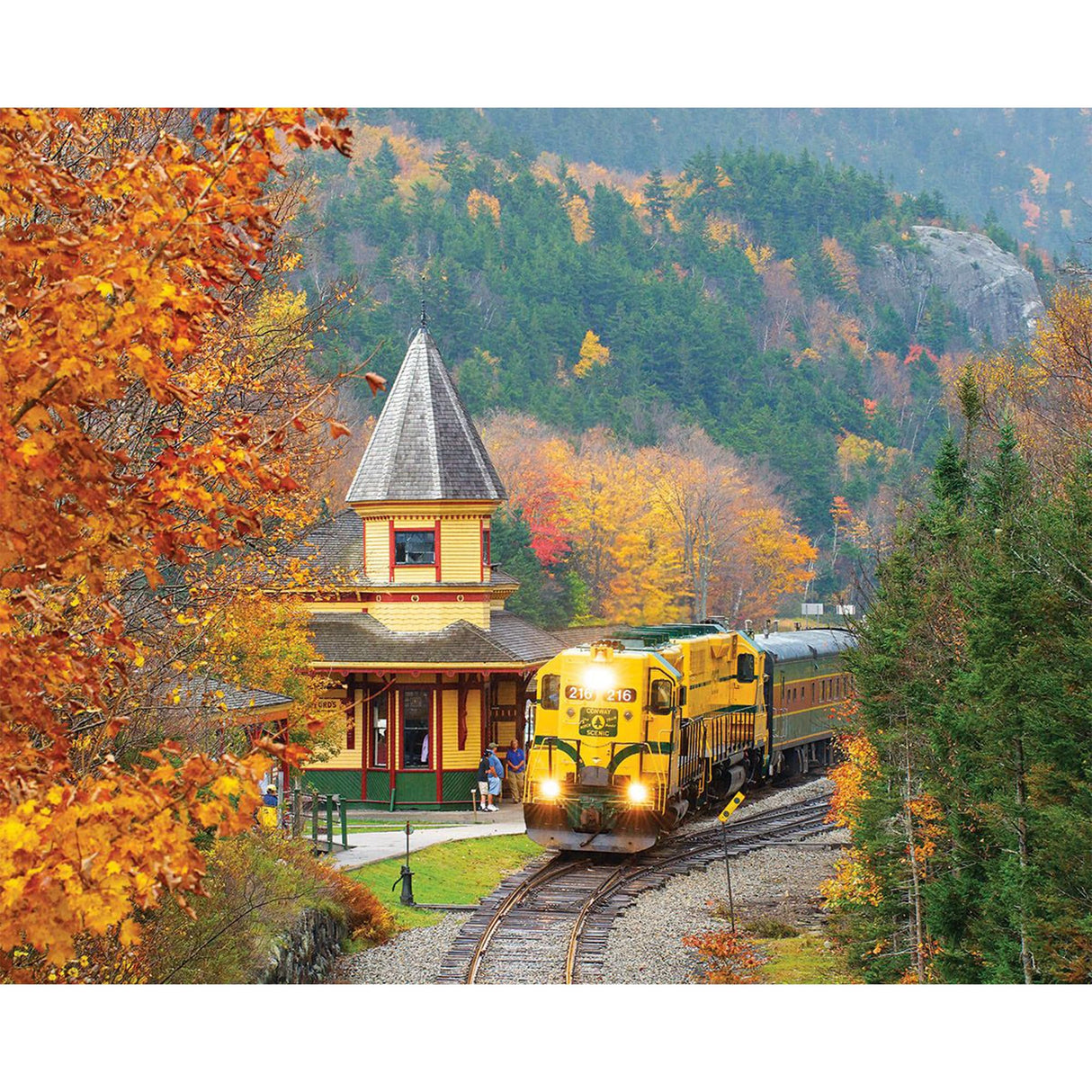 White Mountain Puzzles Scenic Railroad - 1000 Piece Jigsaw Puzzle