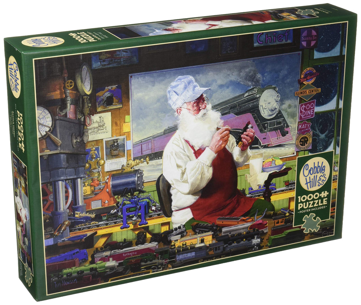 Cobble Hill 1000 Piece Puzzle - Santa's Hobby