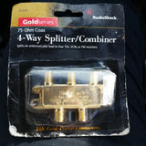 GOLD 4 WAY HYBRID SPLITTER