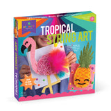 Craft-tastic DIY String Art – Craft Kit for Kids – Everything Included for 2 Arts & Crafts Projects – Features a Fun Flamingo & Pineapple Patterns