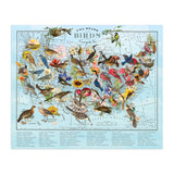 Galison - Wendy Gold State Birds 1000 Piece Puzzle