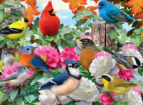 Ravensburger Garden Birds Jigsaw Puzzle | 500 Unique Pieces | Anti-Glare Surface | Ideal for All Ages for Puzzle Enthusiasts