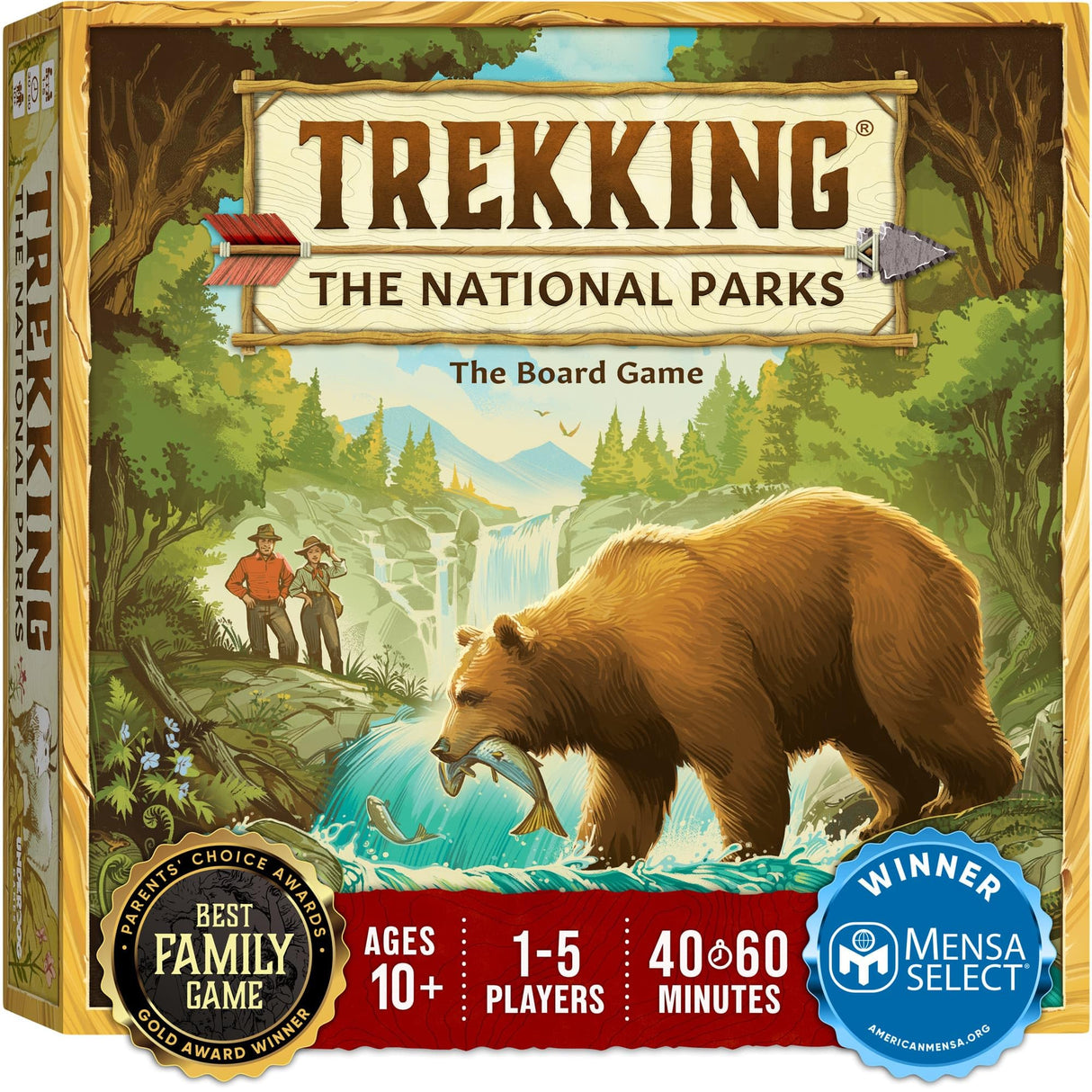 Trekking The National Parks (3rd Edition) - The Award-Winning Family Board Game | Great for Kids Ages 10 and Up | Easy to Learn | Designed for National Park Lovers by Underdog Games