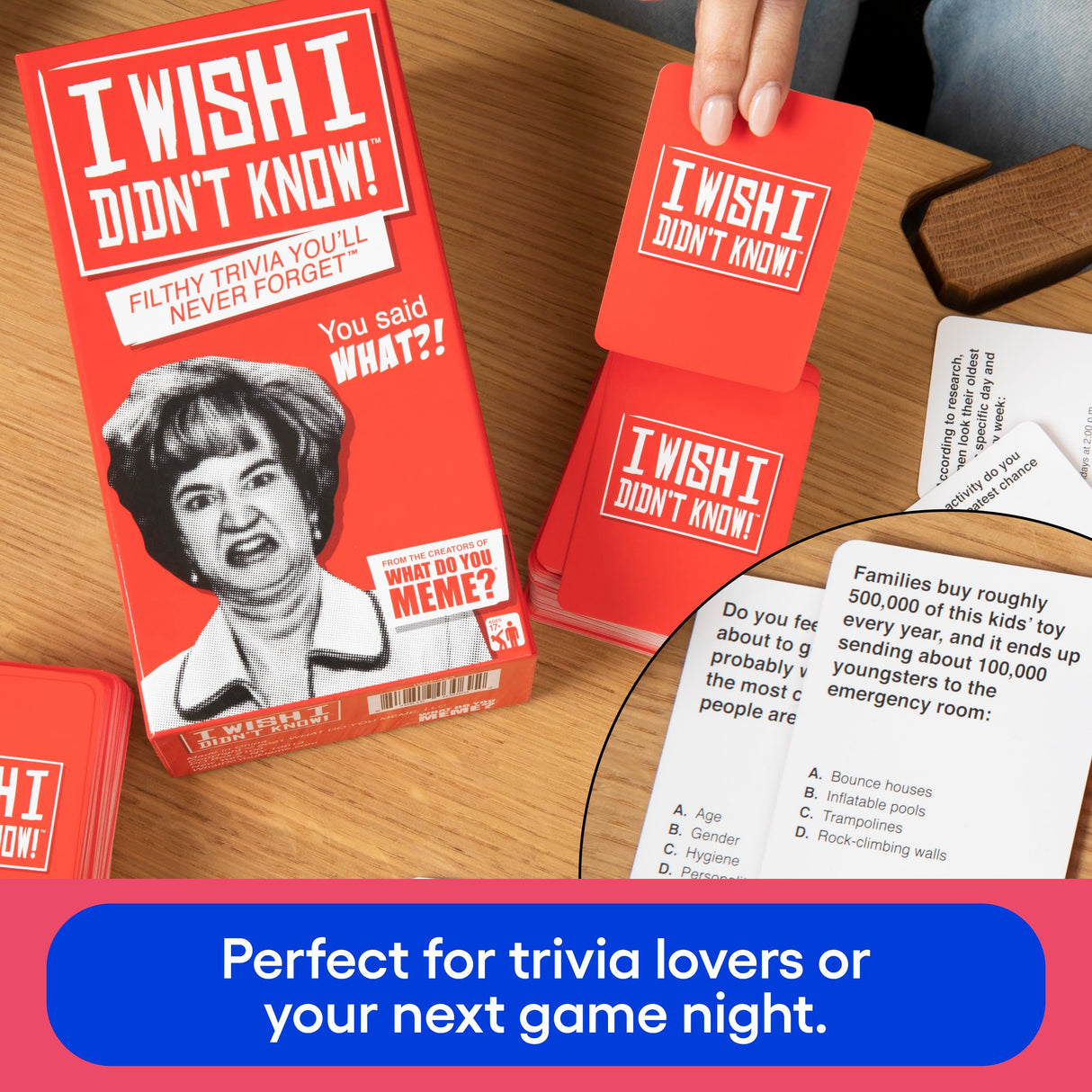 WHAT DO YOU MEME? I Wish I Didn't Know - The Filthy Trivia Party Game