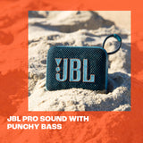 Jbl - Go 4 Waterproof Bluetooth Speaker - Black