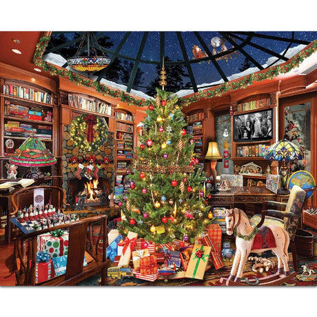 White Mountain Seek & Find Christmas Puzzles 1000 Pieces Jigsaw Puzzles for Adults and Family