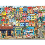 White Mountain - Seaside Village, 500 Piece Jigsaw Puzzle, Italy Puzzle, Hotel Puzzle