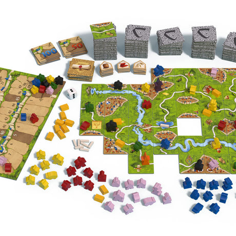 Carcassonne Board Game Big Box Edition (2017) - Explore a World of Variety and Strategy! Includes Base Game + 11 Expansions, Ages 7+, 2-6 Players, 45 Minute Playtime, Made by Z-Man Games