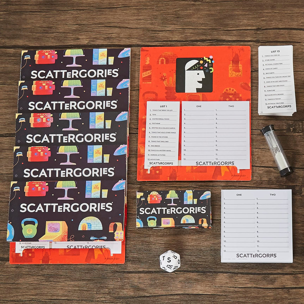 Hasbro Gaming Scattergories Classic Game, Party Game for Adults and Teens Ages 13 and up, Board Game for 2+ Players