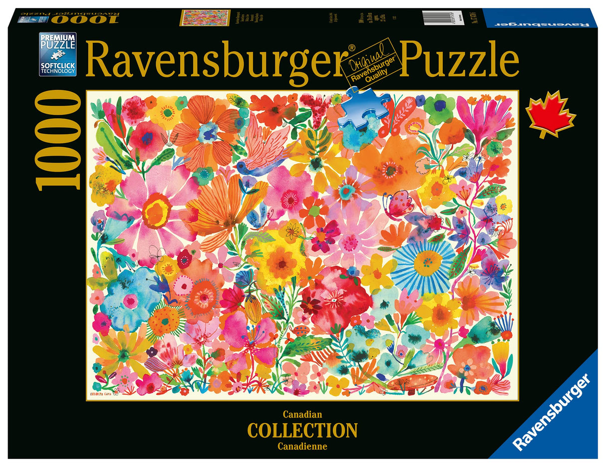 Ravensburger Canadian Collection: Blossoming Beauties 1000 Piece Jigsaw Puzzle for Adults - Every Piece is Unique, Softclick Technology Means Pieces Fit Together Perfectly