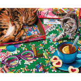 White Mountain Cats Puzzles for Adults 1000 Pieces Jigsaw Puzzle for Cat Lovers