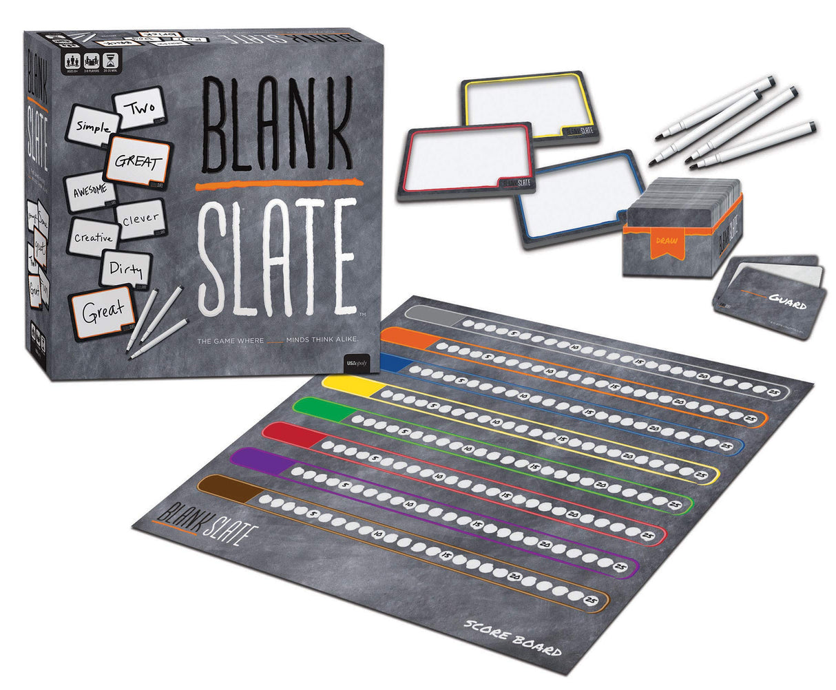 BLANK SLATE, The Game Where Great Minds Think Alike, Fun Family-Friendly Board Game, Word Association Party Game, Easy to Learn, Fun to Play Family Game Night, 3-8 Players, Ages 8+