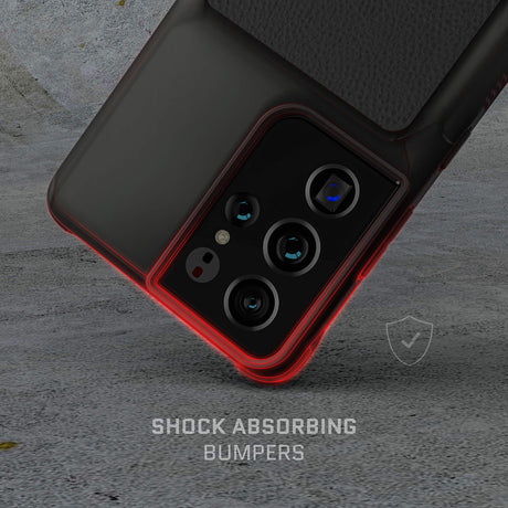 Ghostek Galaxy S21 Plus - Magnetic Wallet Case with Leather